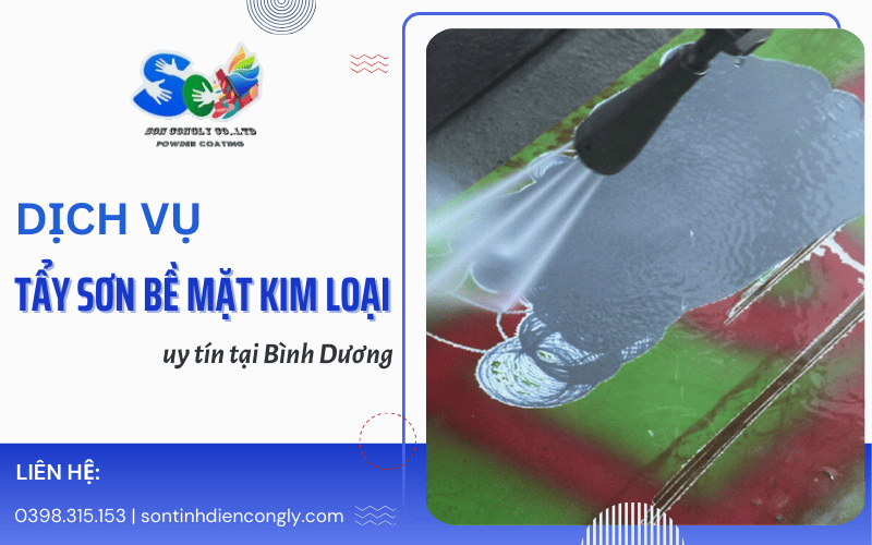 tẩy sơn bề mặt kim loại Bình Dương