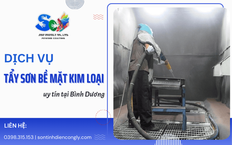 tẩy sơn bề mặt kim loại Bình Dương