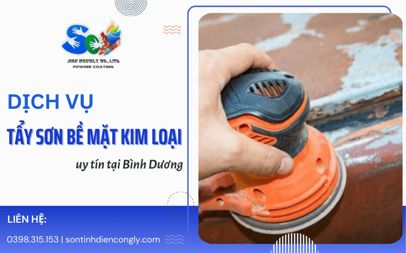 tẩy sơn bề mặt kim loại Bình Dương