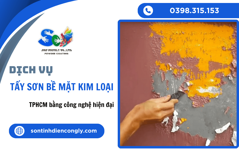 tẩy sơn bề mặt kim loại TPHCM