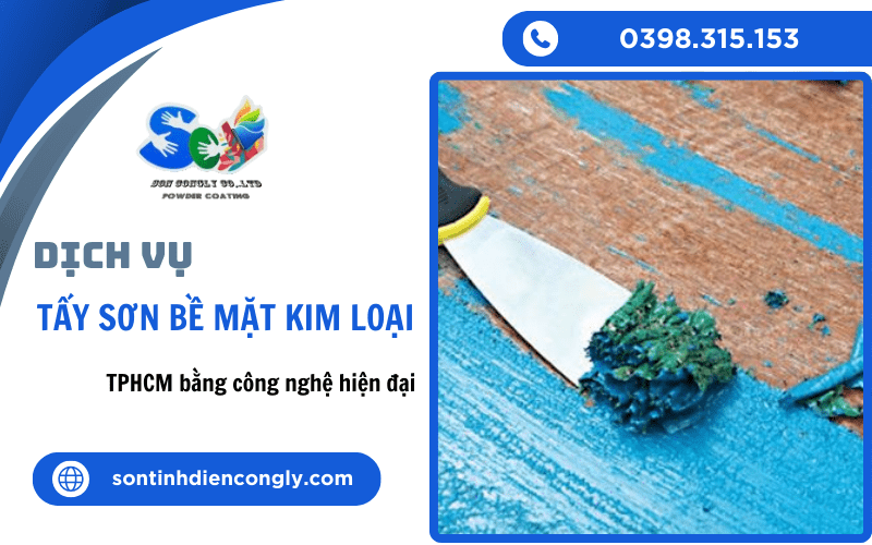 tẩy sơn bề mặt kim loại TPHCM