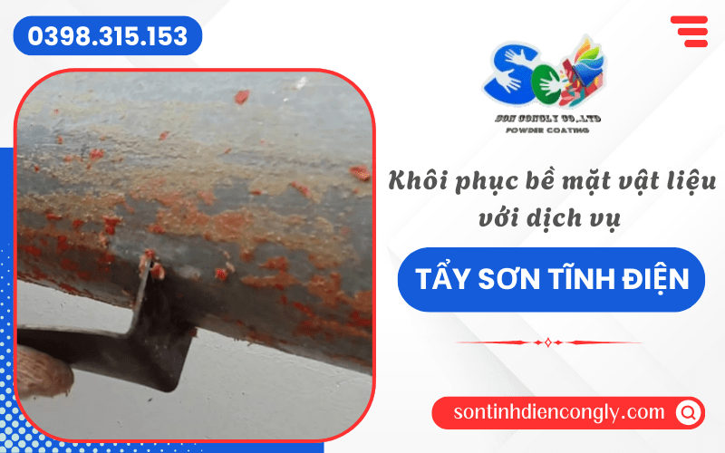 tẩy sơn tĩnh điện