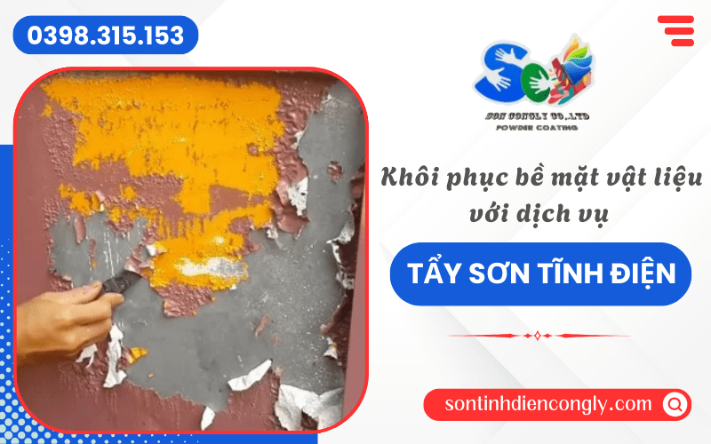 tẩy sơn tĩnh điện