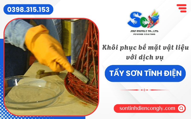 tẩy sơn tĩnh điện