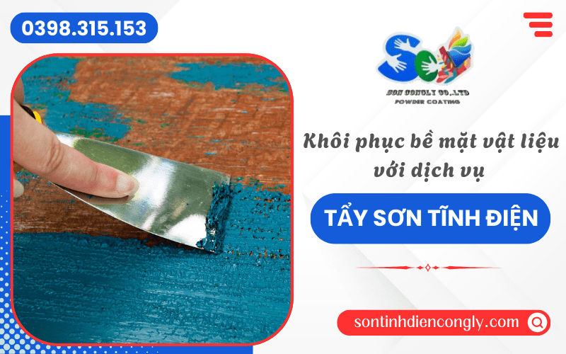 tẩy sơn tĩnh điện